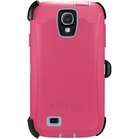 Otterbox Defender Samsung Galaxy S4-Wild Orchid (Powder Gray-Blaze Pink)
